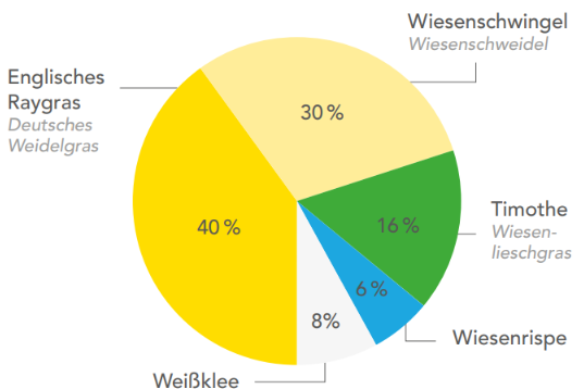 Supermischung für Mähweide