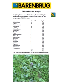 Wildackermischungen